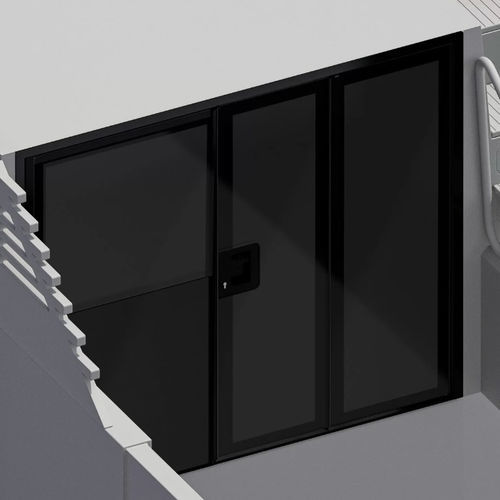 Tür für Yacht - Elite Fold - parema - für Boot / Aluminium / PMMA
