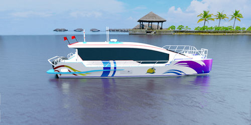 Passagierboot Berufsschiff - FX120 - Nova Shipyard - Katamaran / Außenborder / Aluminium