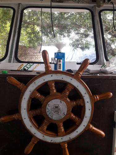 Motorboot-Lenkrad / Holz - Steering Wheel - 30" - Mac-N-Hom Marine Equipments P Ltd - klassisch