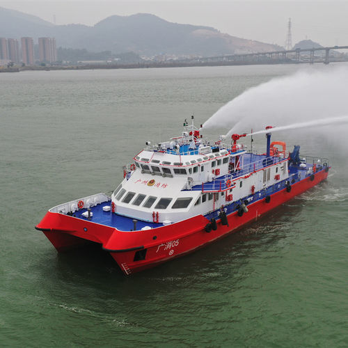 Katamaran-Feuerlöschschiff - 38.5 - JIANGLONG SHIPBUILDING CO., LTD. - Aluminium / Stahl