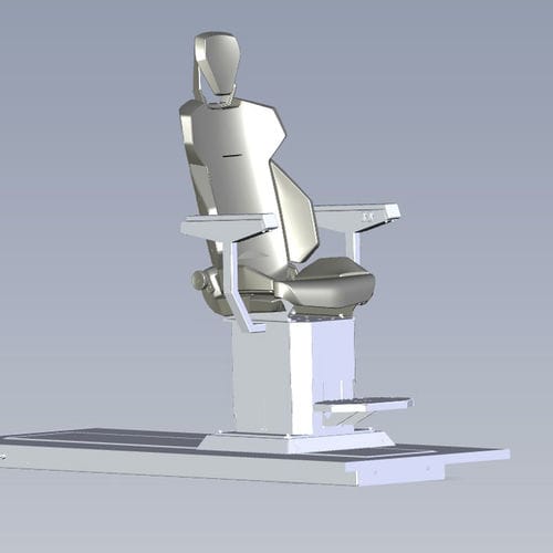 Steuermannsitz - Scorpius XXL VDE - MK Seats GmbH - für Yacht / mit Armlehnen / einstellbar