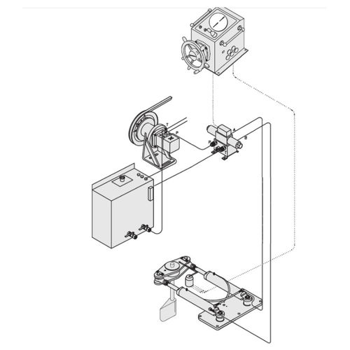 Steuermechanismus für Schiffe - DES series - D-I INDUSTRIAL CO.,LTD. - hydraulisch / elektrisch / Servo
