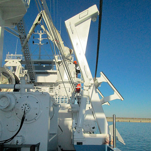 Davit für Arbeitsboote - TH COMPANY - hydraulisch / versenkbar