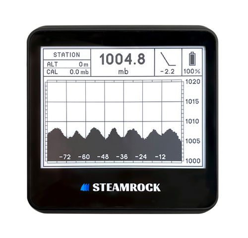 Digitaler Barograph - Black - Steamrock