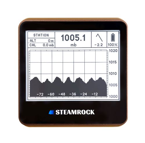 Digitaler Barograph - Brown - Steamrock