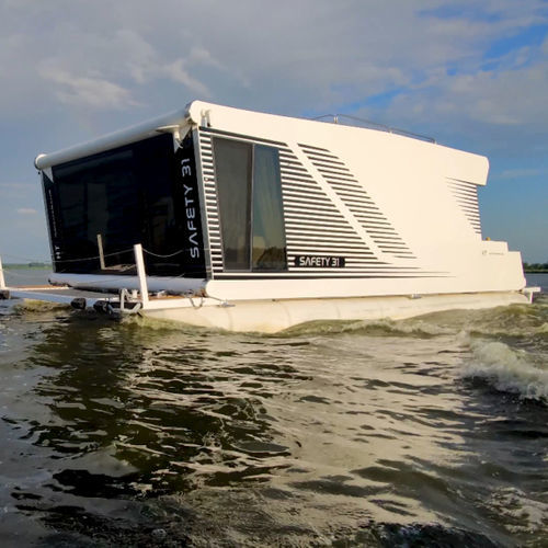 Katamaran-Hausboot - GRAND 1 - Catamarans-HT - Innenborder / Stahl