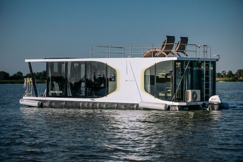 Katamaran-Hausboot - Delfin 374 - Catamarans-HT - Innenborder