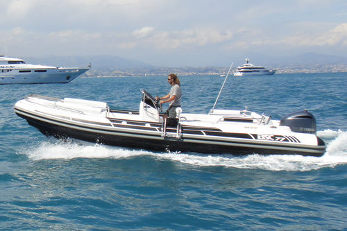 Außenborder-Schlauchboot - 77 - BSC COLZANI srl - halbstarr / mit Mittelkonsole / Open