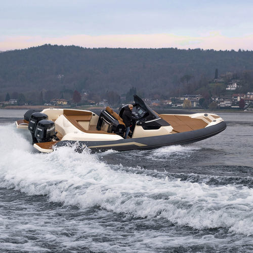 Außenborder-Schlauchboot - B-2 - BSC COLZANI srl - zweimotorig / halbstarr / Open