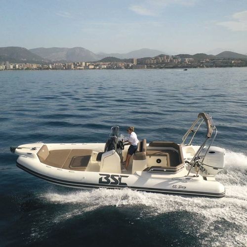 Außenborder-Schlauchboot - 65 - BSC COLZANI srl - halbstarr / mit Mittelkonsole / Open