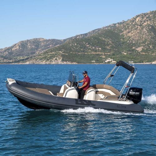 Außenborder-Schlauchboot - 62 - BSC COLZANI srl - halbstarr / Open / mit Seitenkonsole