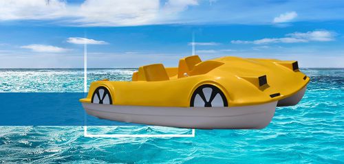 Tretboot / 4 Plätze - Cabrio - Fatih Polyester - Fiberglass Solutions - Glasfaser