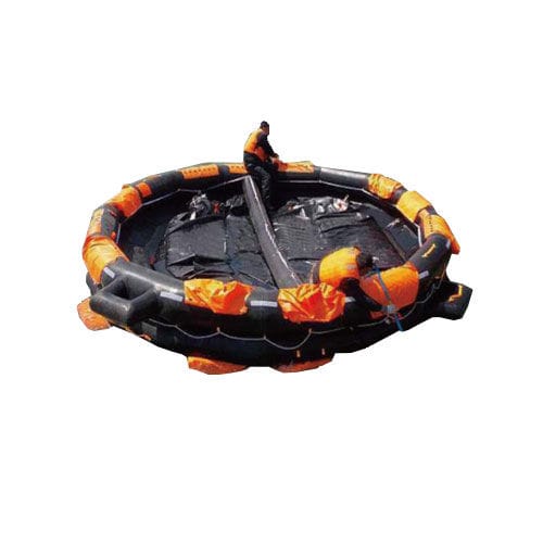 Rettungsinsel für Schiffe - LYR-K6 - Zhenjiang Longyear Marine Equipment Co.,Ltd - Sechssitzer / 10 Plätze / aufblasbar