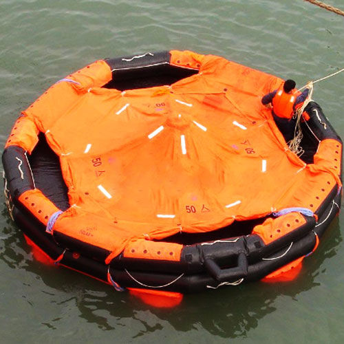 Rettungsinsel für Schiffe - Canopied - Zhenjiang Longyear Marine Equipment Co.,Ltd - aufblasbar / umkehrbar
