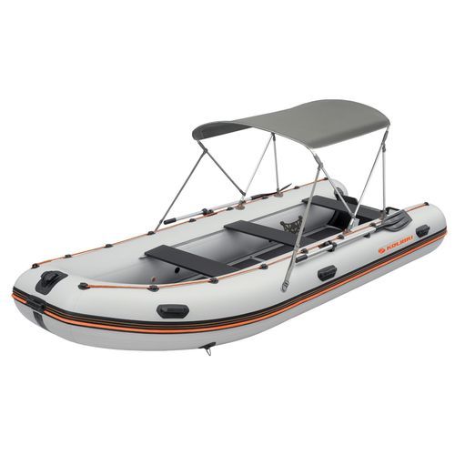 Bimini-Top für Schlauchboot - 33.112.0 - KOLIBRI - für Ruderhaus / weiß / anthrazitfarben