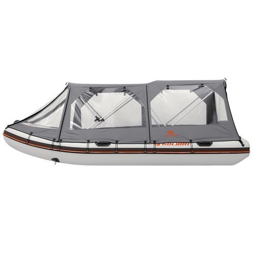 Bimini-Top für Motorboot - 33.23*.0 series - KOLIBRI - für Ruderhaus / grau