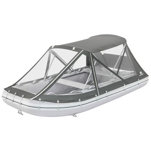 Bimini-Top für Motorboot - 33.24*.1.35 series - KOLIBRI - für Ruderhaus / grau