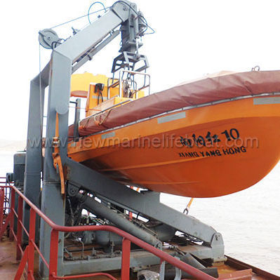 Davit für Rettungsboote - NM series - Ningbo New Marine Lifesaving Equipment Co., Ltd. - für Rettungsinseln / hydraulisch / Schwerkraft