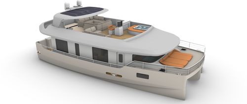 Katamaran-Motoryacht - 52 - Maison Marine Yachts - für Kreuzfahrten / Flybridge / mit Decksalon