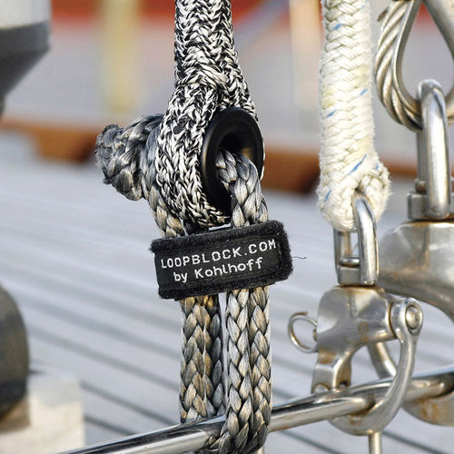 Schäkel für Segelboote / Textil - L-LC series - LOOP Products - mit Reibungsarme Rolle