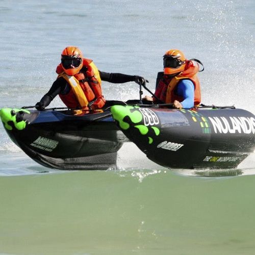 Katamaran-Schlauchboot - 4.1 Aquacat  - Aquarius Inflatables - Außenborder / Open / Sport