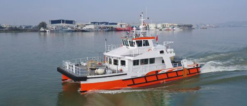 Crewboot-Berufsschiff - CTV-20 - Julong Technology Co.,Ltd. - Katamaran / Außenborder