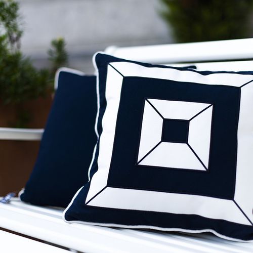 Kissen für Sonnendeck - SQUARE NAVY - Aeris Design Tekstil Pazarlama ve Tic. Ltd. Sti. - für Kabinen / für Boot