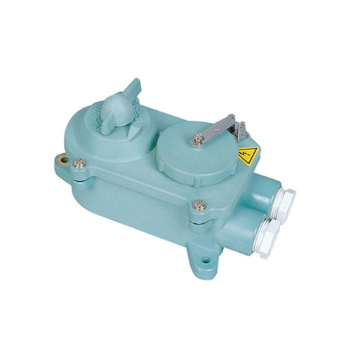 Wasserdichte elektrische Stecker / für Schiffe - KZ-S2MR - Zhejiang Bozhou Marine Electric Technology Co., Ltd. - für Boot / innen / mit Schalter