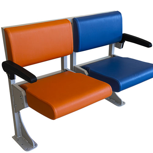 Sitz für Passagierschiffe - HR 1500v1 - Pullman Seat Systems - mit Armlehnen / klappbar / 1 Platz