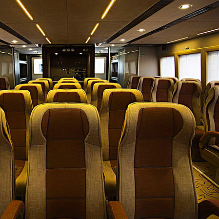 Sitz für Passagierschiffe - HR20/14 - Pullman Seat Systems - mit Armlehnen / einstellbar / hohe Rückenlehne