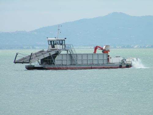 Umweltschutz-Spezialschiff - TRASIMENO - Italdraghe - Katamaran