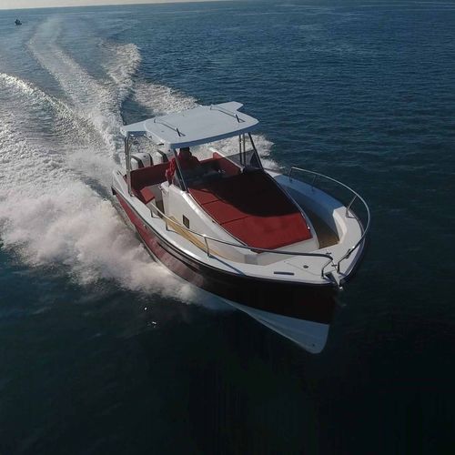 Außenborder-Konsolenboot - 30wa Cruise - Pyxis Yachts SA - zweimotorig / mit Mittelkonsole / für Kreuzfahrten