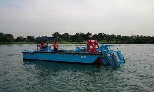 Arbeitsboot Berufsschiff - Scavenger HYD30 - Five Aluminium Boat and Engineering Pte Ltd - Müllsammelschiff / Katamaran / Diesel