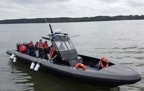 Patrouillenboot Berufsschiff - Vigilant 40 Fast Patrol Boat - Five Aluminium Boat and Engineering Pte Ltd - Außenborder / Aluminium / Festrumpf-Schlauchboot
