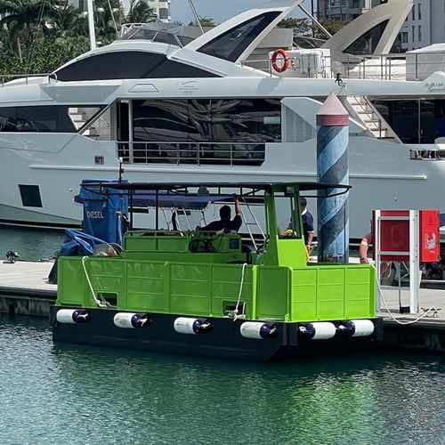 Berufsschiff / Barge zum Abpumpen von Schmutzwasser - CENTURION 18 - Five Aluminium Boat and Engineering Pte Ltd - Außenborder / Aluminium