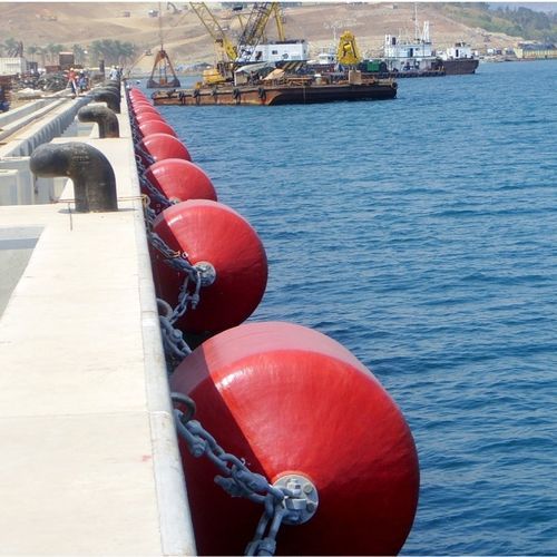Fender für Schiffe - Jerryborg Marine Machinery Co., Ltd - für Steg / schwarz / rot
