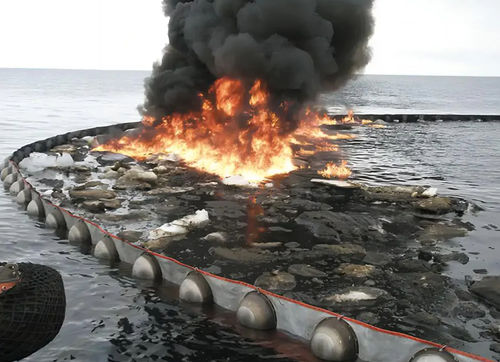 Sperre für Kohlenwasserstoff Verschmutzungen - FROB series - Jerryborg Marine Machinery Co., Ltd - Schutz / schwimmend / feuerfest