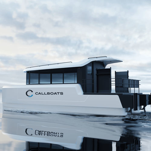 Elektrisches Berufsschiff - CAT 10 L - Callboats - Passagierboot / Katamaran / Verbundwerkstoff