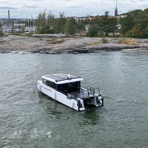 Elektrisches Berufsschiff - CAT 10 - Callboats - Passagierboot / Katamaran / Aluminium