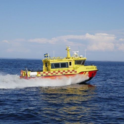 Feuerlöschboot-Berufsschiff - 1370 - Kewatec - Hospitalschiff / Ölrückführungsboot / Innenbord-Common-Rail-Drive