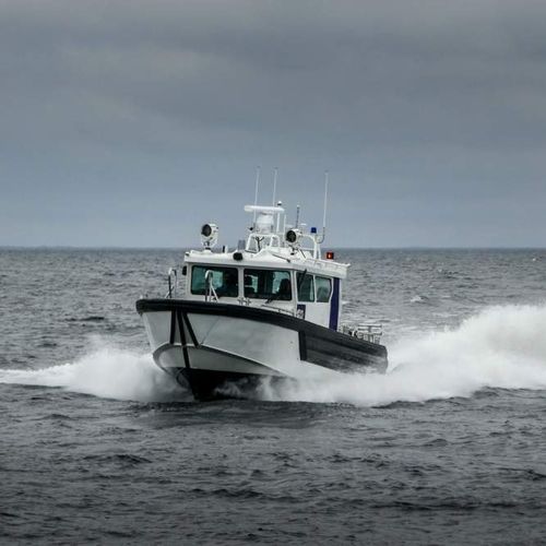 Patrouillenboot Berufsschiff - 1200 - Kewatec - Hafenservice-Boot / Inboard-Hydrojet / Aluminium
