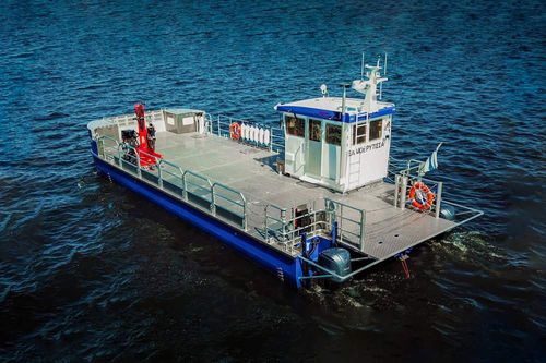 Hafenservice-Boot Berufsschiff - 1620 Cat - Kewatec - Katamaran / Außenborder / Aluminium