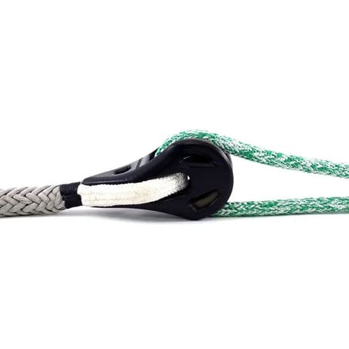Einzelblock - IB_END3.6_11 - INO-ROPE - liegend / mit Textilachse / für Segelboot