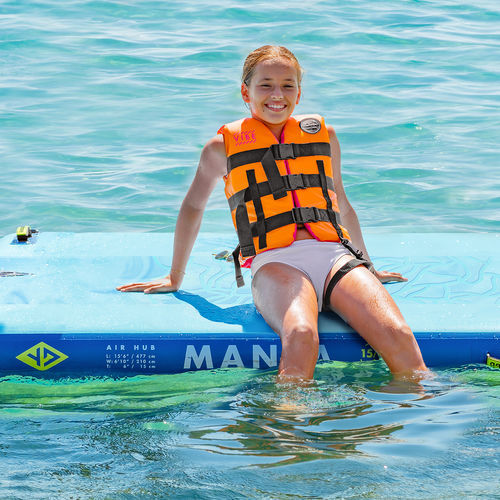 Wassersport-Schwimmweste - VIBE - Aquatone - für Kinder / Schaumstoff / orange