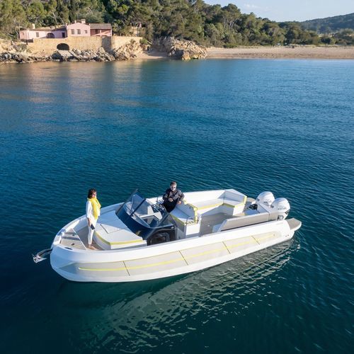 Elektrischer Daycruiser - 800 ECO - Zephyr boats  - Außenborder / zweimotorig / Open