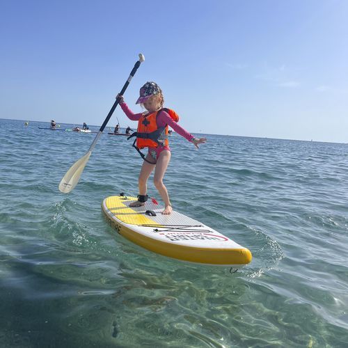 Aufblasbares Stand-up-Paddleboard - YELLOW 7'5 - WATERSPORT CONCEPT - Allround / für Anfänger / für fortgeschrittene Anfänger