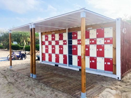 Lagerschrank für Wassersportzentrum - WATERSPORT CONCEPT - für Boot / für Hafen / für Yachthafen