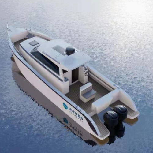 Express-Cruiser / Außenborder - ROC 1250 - Qingdao Allheart Marine Co., Ltd. - zweimotorig / mit Steuerhaus / Sonnendeck