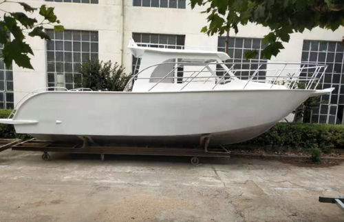 Angelboot für Tagesfahrten / Außenborder - SAIL 950W - Qingdao Allheart Marine Co., Ltd. - mit Steuerhaus / Aluminium / max. 10 Personen