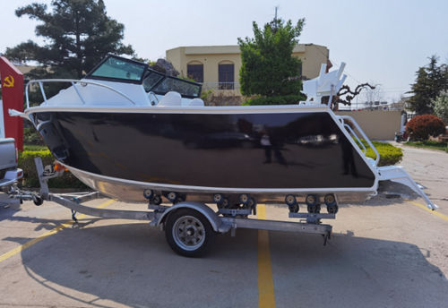 Angelboot für Tagesfahrten / Außenborder - VOYAGER 600 - Qingdao Allheart Marine Co., Ltd. - Open / Aluminium / max. 6 Personen